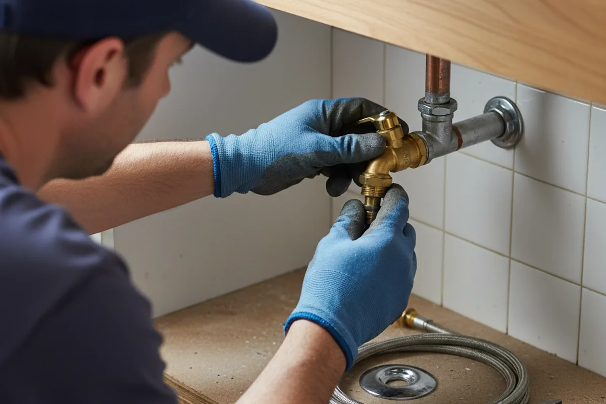 Shutoff valve and fitting work during Emergency Plumbing in Torrance